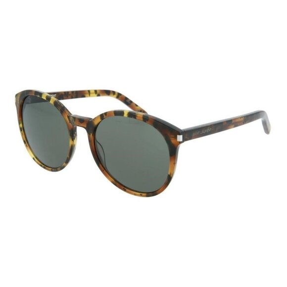 Saint Laurent Womens Round/Oval Avana Avana Grey Fashion Designer Eyewear - Picture 1 of 4